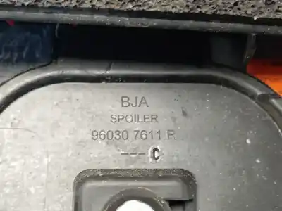 Second-hand car spare part rear spoiler for renault clio v evolution oem iam references 960307611r  