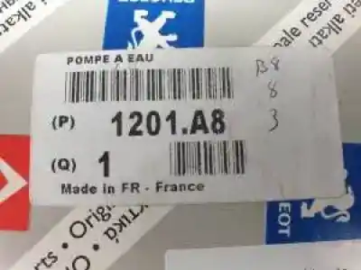 Peça sobressalente para automóvel em segunda mão bomba de água por citroen jumpy dxfp referências oem iam 1201a8  