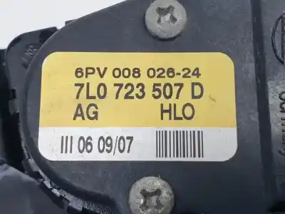 Автозапчасти б/у педальный потенциометр за audi q7 (4l) bar ссылки oem iam 7l0723507d  