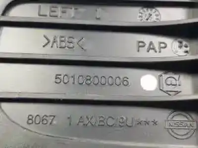 Second-hand car spare part interior left front handle for nissan note (e11e) k9kc400 oem iam references 5010800006  