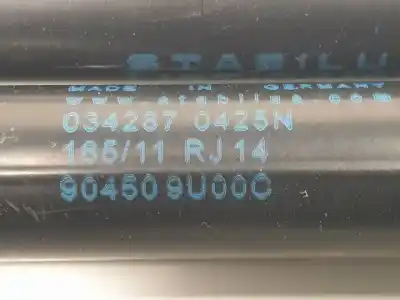 Second-hand car spare part tailgate gas strut for nissan note (e11e) k9kc400 oem iam references 904509u00c  