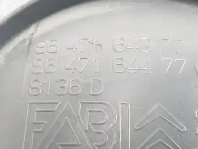 Peça sobressalente para automóvel em segunda mão puxador interior dianteiro direito por citroen c3 kfv(tu3jp) referências oem iam 9647164377  