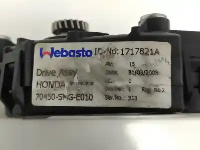 Автозапчастина б/у електричний двиг на дах для honda cr-v iii (re_) 2.0 i-vtec (re5, re1) посилання на oem iam wr09010ag  