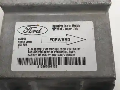 Автозапчастина б/у блок управління подушками безпеки для jaguar s-type g/fb посилання на oem iam xr8a14b321bc  