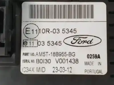 Second-hand car spare part multifunction display for ford focus lim. (cb8) pnda oem iam references am5t18b955bg  