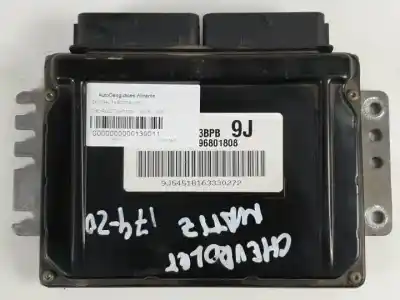 Peça sobressalente para automóvel em segunda mão centralina de motor uce por chevrolet matiz (m200) b10s1 referências oem iam 5wy5451b