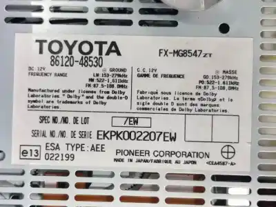 Автозапчасти б/у аудиосистема / радио cd за lexus rx (mcu/gsu/mhu3) 3mzfe ссылки oem iam 8612048530  