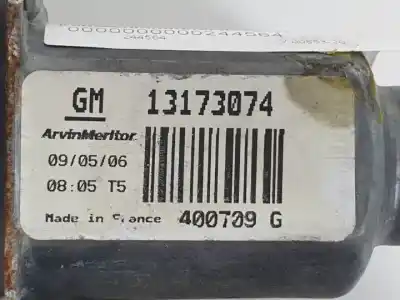 Pezzo di ricambio per auto di seconda mano alzacristalli anteriore destro per opel corsa c z13dt riferimenti oem iam 13173074  