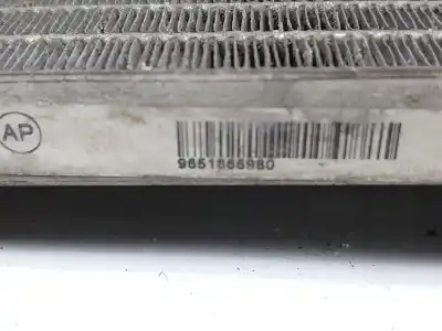 Piesă de schimb auto la mâna a doua condensator / radiator aer conditionat pentru peugeot 206 berlina xr referințe oem iam 9651866980  