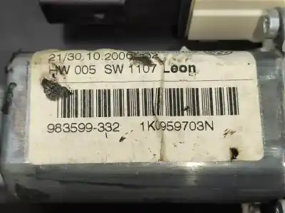 Автозапчастина б/у регулятор скла заднього правого для seat leon (1p1) bxe посилання на oem iam 1p0867443a  