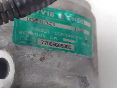 Second-hand car spare part air conditioning compressor for renault megane i fase 2 cabriolet (ea..) f7r714 oem iam references 7700866530c  