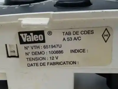 Автозапчасти б/у отопление / кондиционирование воздуха за renault megane i scenic (ja0) r3r722 ссылки oem iam 651947u  
