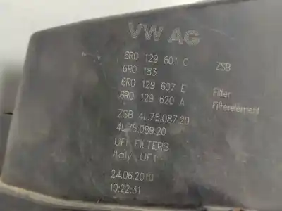 Second-hand car spare part air filter for skoda fabia combi (5j5) cayb oem iam references 6r0129601c  4l7508720