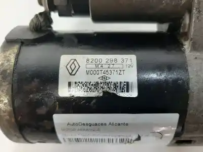 Pezzo di ricambio per auto di seconda mano motorino di avviamento per renault modus confort dynamique riferimenti oem iam 8200298371  