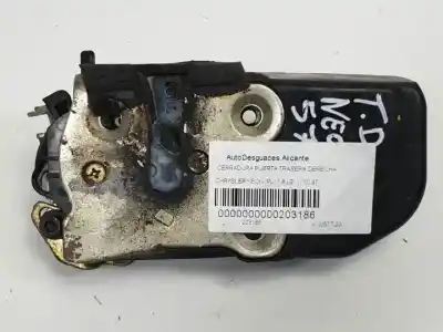 Peça sobressalente para automóvel em segunda mão fechadura da porta traseira direita por chrysler neon (pl) ecb referências oem iam 