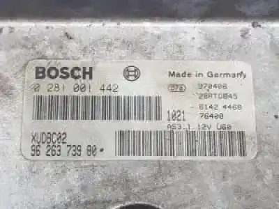 Second-hand car spare part ecu engine control for citroen evasion 1.9 turbodiesel (dhx. d8b / xud9te) oem iam references 028100442  