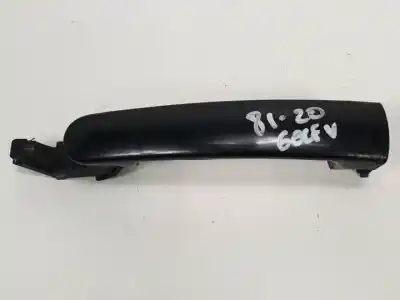 Peça sobressalente para automóvel em segunda mão puxador exterior frente direito por volkswagen golf v berlina (1k1) bmn referências oem iam 3b0837207