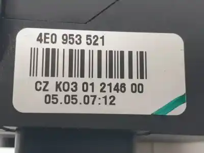 Second-hand car spare part multifunction switch for audi q7 (4l) bug oem iam references 4e0953521  