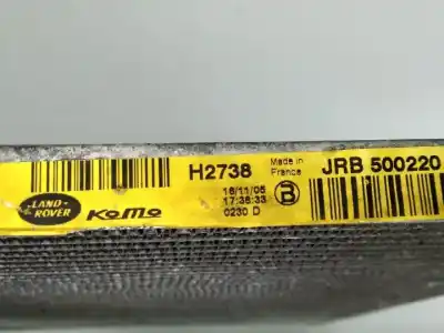 Автозапчастина б/у конденсат/радіатор кондиционера для land rover range rover iii (l322) 3.0 d 4x4 посилання на oem iam jrb500220  