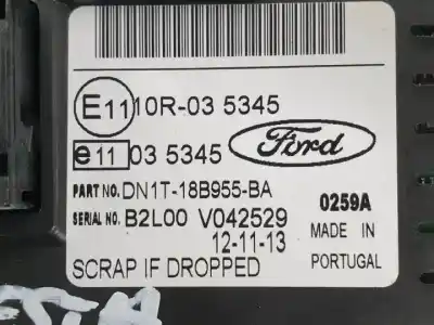 Second-hand car spare part multifunction display for ford fiesta (ccn) snja oem iam references dn1t18b955ba  