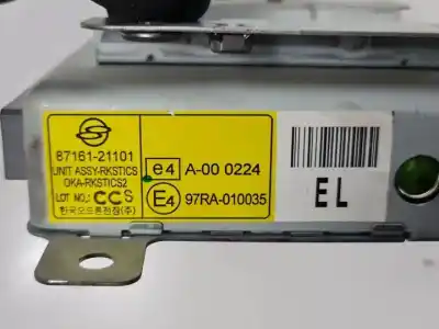 Pezzo di ricambio per auto di seconda mano controllare unità di controllo per ssangyong rodius d/d27dt riferimenti oem iam 8716121101  