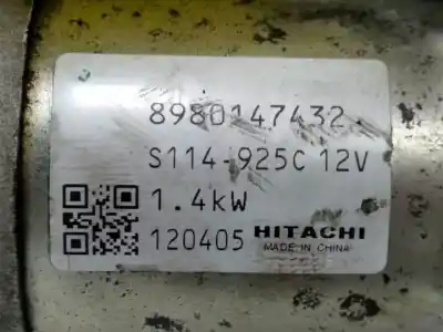 Peça sobressalente para automóvel em segunda mão motor de arranque por opel astra j lim. a17dts referências oem iam 8980147432  