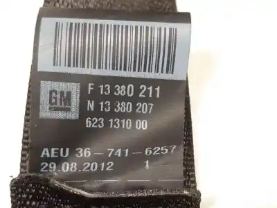 Second-hand car spare part rear right seat belt for opel astra j lim. a17dts oem iam references 13380211  623131000