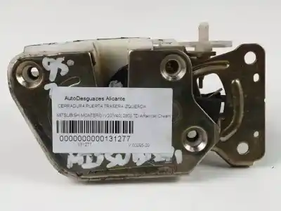 Автозапчастина б/у замок дверей заднього лівого для mitsubishi montero (v20/v40) 4m40 посилання на oem iam   