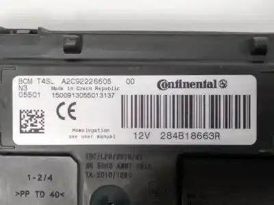 Second-hand car spare part central locking pump for dacia sandero h4b408 oem iam references a2c83379900  a2c97557000