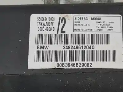 Автозапчастина б/у передня права бічна подушка безпеки для bmw x5 (e53) m54 посилання на oem iam 30004908d  