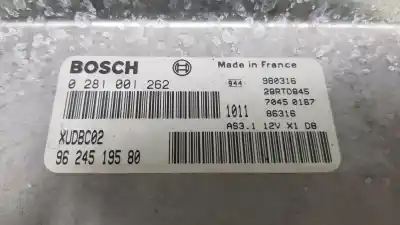 Recambio de automóvil de segunda mano de centralita motor uce para citroen xantia berlina 2.0 hdi 90/109 sx referencias oem iam 0281001262  9624519580