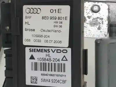 Second-hand car spare part rear left window motor for audi a4 avant (8e) bpp oem iam references 8e959801e  