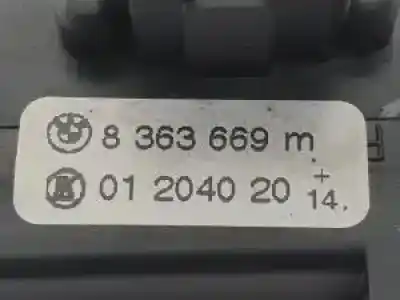 Pezzo di ricambio per auto di seconda mano comando pulito per bmw serie 3 compact (e46) n42b20 riferimenti oem iam 8363669m  