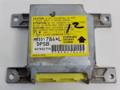 Second-hand car spare part airbag control unit for mitsubishi montero (v60/v70) d-4m41 oem iam references mr551784
