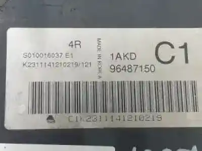 Second-hand car spare part ecu engine control for daewoo tacuma 1.6 g /a16dms oem iam references 96487150  