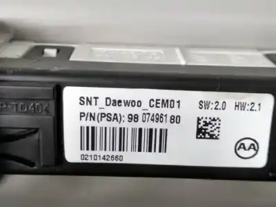 Автозапчасти б/у внутренний свет за citroen c4 cactus 9hp ссылки oem iam 9801287677  