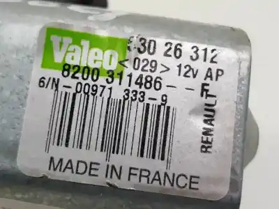 Автозапчастина б/у двигатель заднього склоочисника для renault clio iii d4f740 посилання на oem iam 8200311486  