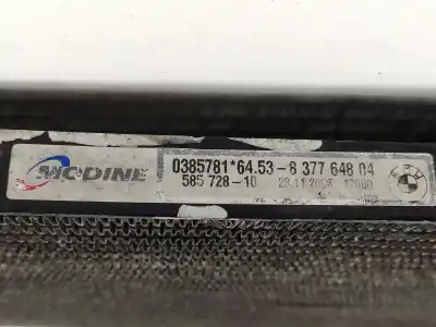 Peça sobressalente para automóvel em segunda mão condensador / radiador de ar condicionado por bmw x3 (e83) 3.0sd referências oem iam 837764804 58572810 03857816453