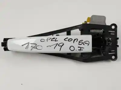 Peça sobressalente para automóvel em segunda mão puxador exterior dianteiro esquerdo por opel corsa d a12xer referências oem iam 