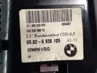 Second-hand car spare part multifunction display for bmw 5 (e60) 520 i oem iam references a2c53058873  