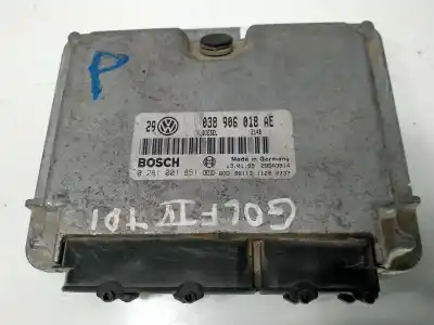 Recambio de automóvil de segunda mano de CENTRALITA MOTOR UCE para VOLKSWAGEN GOLF IV BERLINA (1J1)  referencias OEM IAM 0281001851  038906018AE