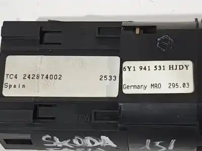 Автозапчасти б/у управление светом за skoda fabia (6y2/6y3) 1.4 tdi cat (amf) ссылки oem iam 6y1941531  