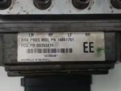 Second-hand car spare part abs for daewoo tacuma 1.6 g /a16dms oem iam references 96264655  09393419