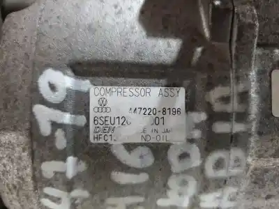 Автозапчастина б/у компресор кондиционера для skoda fabia (6y2/6y3) aua посилання на oem iam 4472208196  