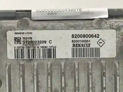 Автозапчастина б/у ебу контролер двигуна для renault kangoo i (f/kc0) k4m753 посилання на oem iam s126023209c  8200749951