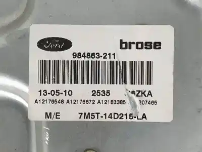 Автозапчастина б/у регулятор скла заднього правого для ford focus lim. (cb4) kkda посилання на oem iam 984863  7m5t14d218la