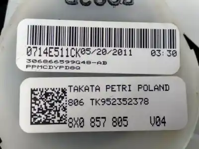 Автозапчасти б/у задний левый ремень безопасности за audi a1 (8x) cax ссылки oem iam 8x0857805  