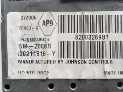 Автозапчастина б/у багатофункційний дисплей для renault laguna ii (bg0) f9q758 посилання на oem iam 8200375267   Автозапчастина б/у багатофункційний дисплей для renault laguna ii (bg0) f9q758 посилання на oem iam 8200375267