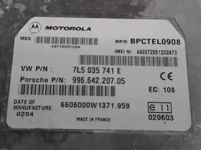 Автозапчастина б/у електронний модуль для porsche cayenne (typ 9pa) m4800 посилання на oem iam 7l5035741  