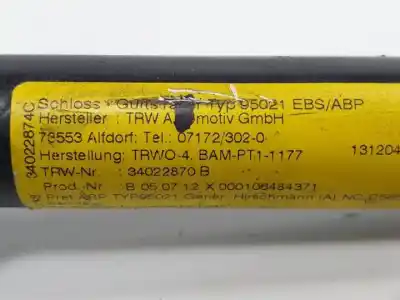 Автозапчастина б/у передній правий ремін безпеки для ford ka (ccu) 169a4000 посилання на oem iam 07344197590  